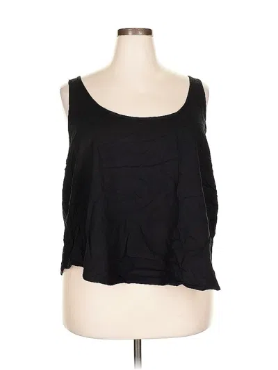 Pre-owned Old Navy Sleeveless Top Black Scoop Neck Tops