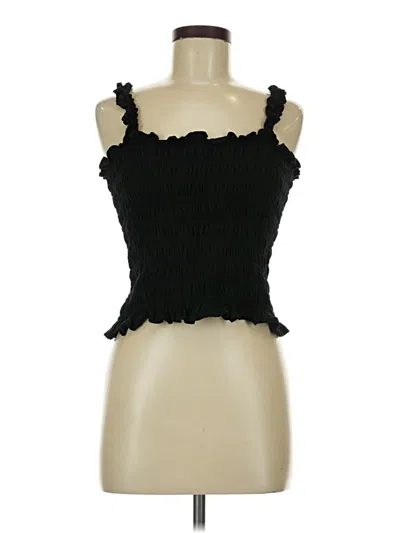 Pre-owned Old Navy Sleeveless Top Black Strapless Neckline Tops