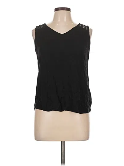 Pre-owned Old Navy Sleeveless Top Black V Neck Tops