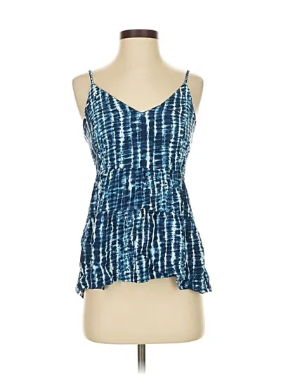 Pre-owned Old Navy Sleeveless Top Blue Halter Neckline Tops