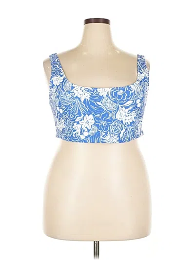 Pre-owned Old Navy Sleeveless Top Blue Sweetheart Neckline Tops