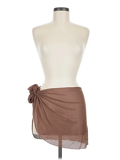 Pre-owned Old Navy Sleeveless Top Brown One Shoulder Neckline Tops