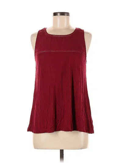 Pre-owned Old Navy Sleeveless Top Burgundy Halter Neckline Tops