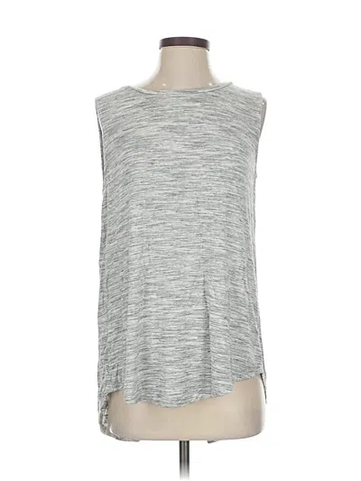 Pre-owned Old Navy Sleeveless Top Gray Boatneck Tops