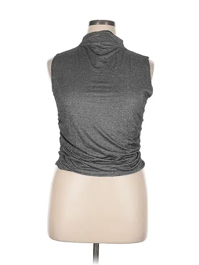 Pre-owned Old Navy Sleeveless Top Gray Cowl Neck Tops