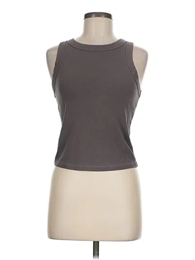 Pre-owned Old Navy Sleeveless Top Gray Halter Neckline Tops