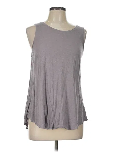 Pre-owned Old Navy Sleeveless Top Gray One Shoulder Neckline Tops