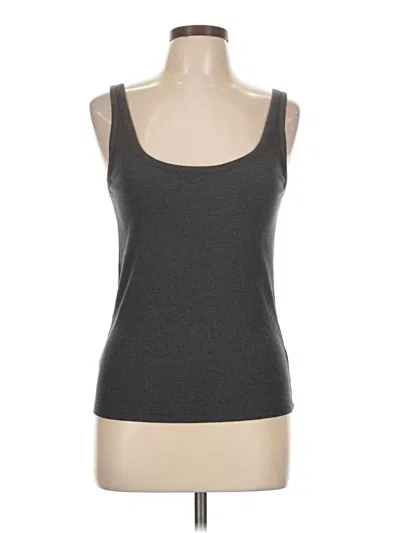 Pre-owned Old Navy Sleeveless Top Gray Scoop Neck Tops