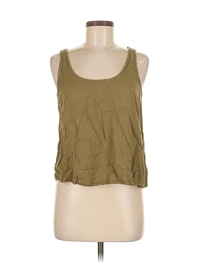 Pre-owned Old Navy Sleeveless Top Green Scoop Neck Tops