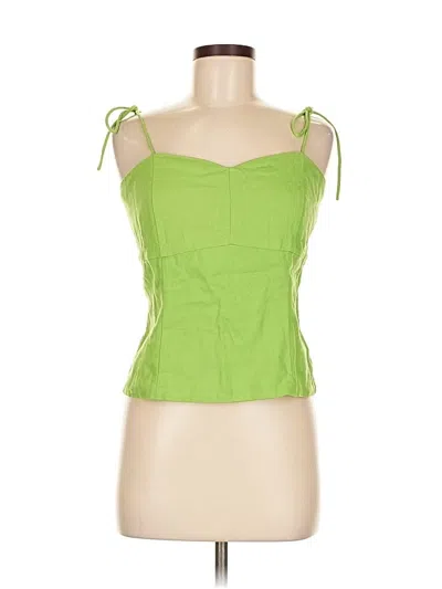 Pre-owned Old Navy Sleeveless Top Green Strapless Neckline Tops