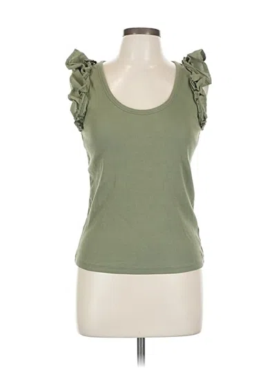 Pre-owned Old Navy Sleeveless Top Green Sweetheart Neckline Tops