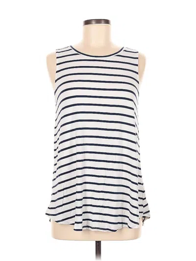 Pre-owned Old Navy Sleeveless Top Ivory Boatneck Tops In White