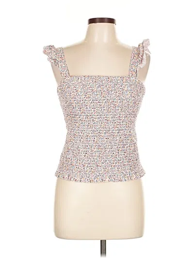 Pre-owned Old Navy Sleeveless Top Ivory Sweetheart Neckline Tops In White