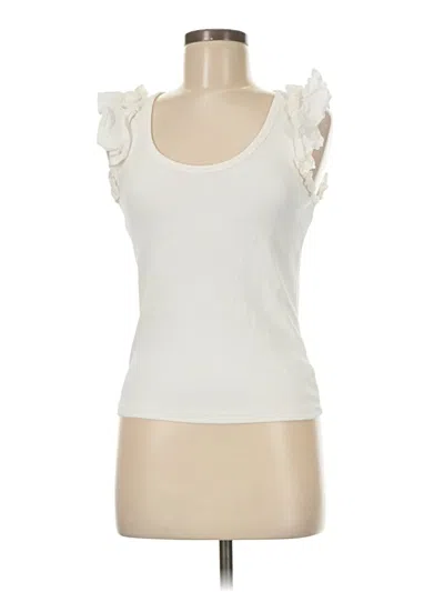 Pre-owned Old Navy Sleeveless Top Ivory Sweetheart Neckline Tops In White