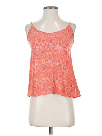 Pre-owned Old Navy Sleeveless Top Orange Scoop Neck Tops
