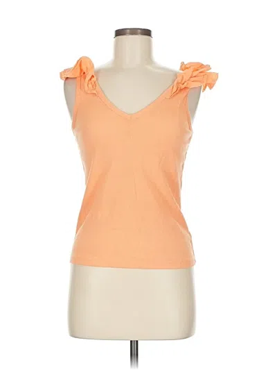 Pre-owned Old Navy Sleeveless Top Orange Sweetheart Neckline Tops