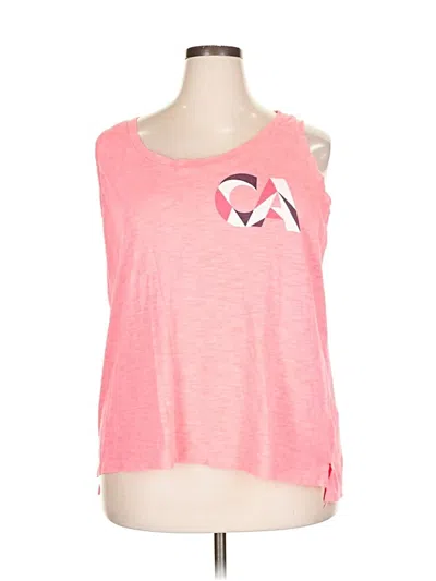 Pre-owned Old Navy Sleeveless Top Pink One Shoulder Neckline Tops