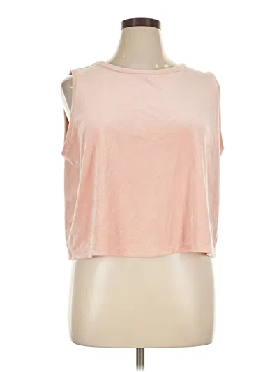 Pre-owned Old Navy Sleeveless Top Pink One Shoulder Neckline Tops