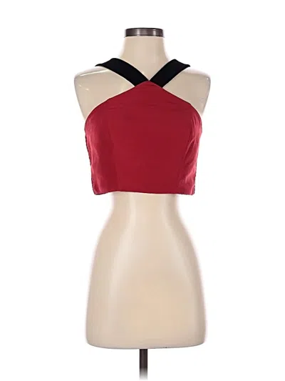 Old Navy Sleeveless Top Red Halter Neckline Tops