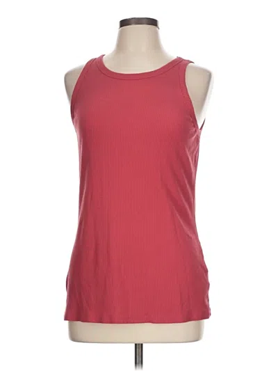 Pre-owned Old Navy Sleeveless Top Red Scoop Neck Tops