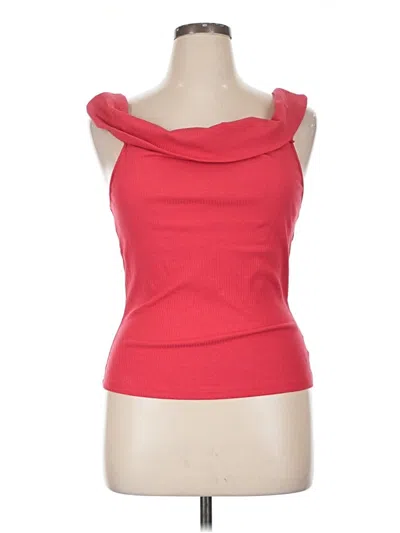 Pre-owned Old Navy Sleeveless Top Red Strapless Neckline Tops