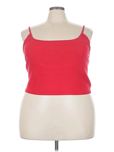 Pre-owned Old Navy Sleeveless Top Red Sweetheart Neckline Tops