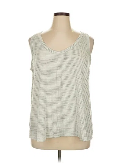Pre-owned Old Navy Sleeveless Top Silver Scoop Neck Tops