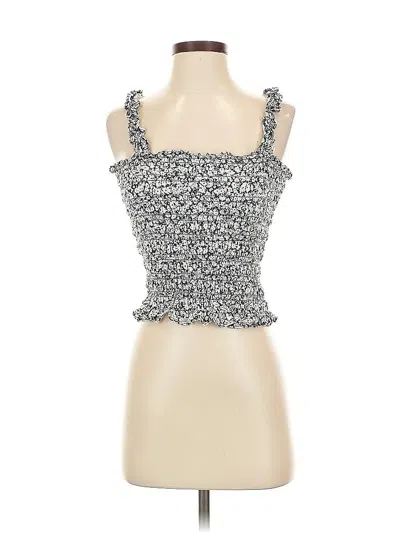 Pre-owned Old Navy Sleeveless Top Silver Sweetheart Neckline Tops