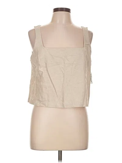 Old Navy Sleeveless Top Tan Square Neckline Tops