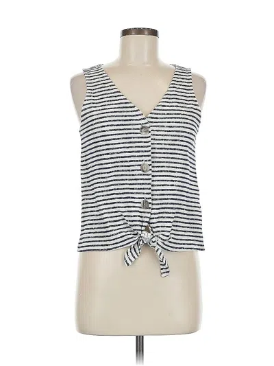 Pre-owned Old Navy Sleeveless Top White Halter Neckline Tops