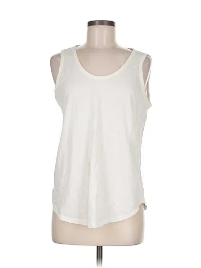 Pre-owned Old Navy Sleeveless Top White Scoop Neck Tops