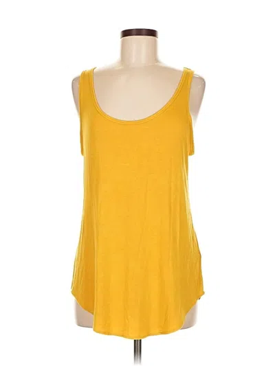 Pre-owned Old Navy Sleeveless Top Yellow Scoop Neck Tops