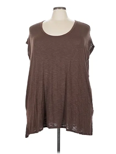 Pre-owned Old Navy Sleeveless T-shirt In Brown