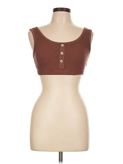 Pre-owned Old Navy Sleeveless T-shirt In Brown