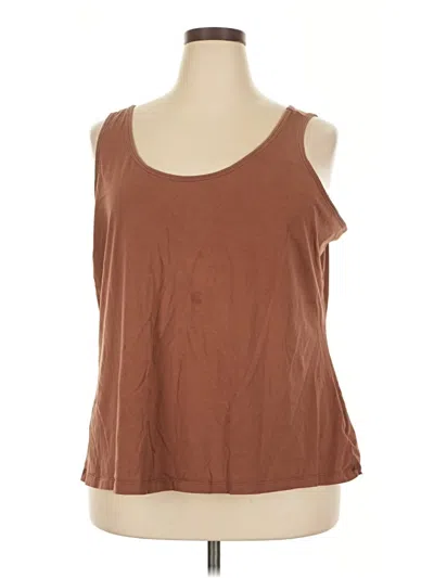 Pre-owned Old Navy Sleeveless T-shirt In Brown