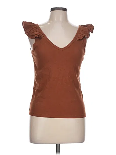 Pre-owned Old Navy Sleeveless T-shirt In Brown
