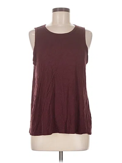 Pre-owned Old Navy Sleeveless T-shirt In Burgundy