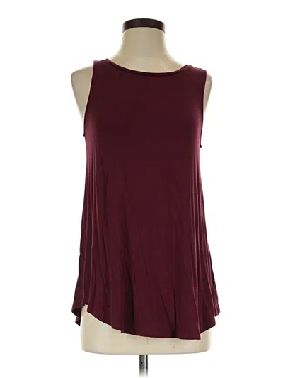 Pre-owned Old Navy Sleeveless T-shirt In Burgundy