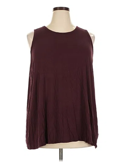 Pre-owned Old Navy Sleeveless T-shirt In Burgundy