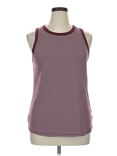 Pre-owned Old Navy Sleeveless T-shirt In Burgundy