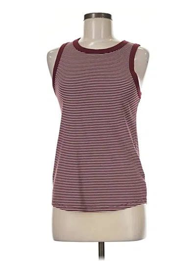 Pre-owned Old Navy Sleeveless T-shirt In Burgundy