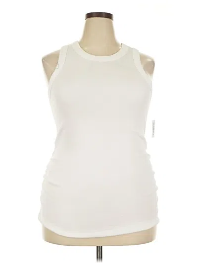 Pre-owned Old Navy Sleeveless T-shirt In Ivory