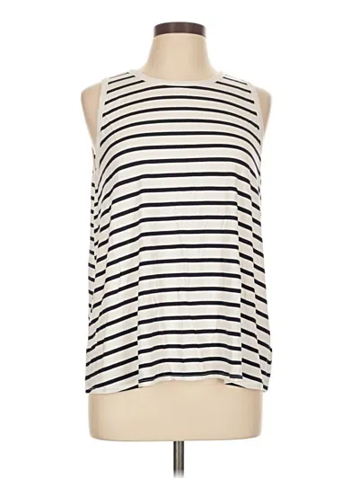 Old Navy Sleeveless T-shirt In Ivory