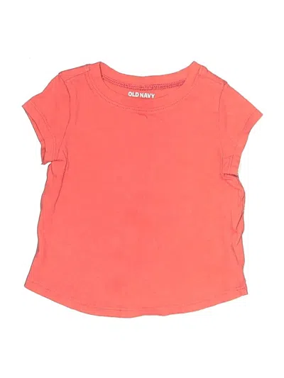Pre-owned Old Navy Kids' Sleeveless T-shirt In Orange
