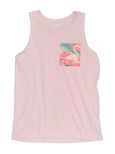 Pre-owned Old Navy Kids' Sleeveless T-shirt In Pink