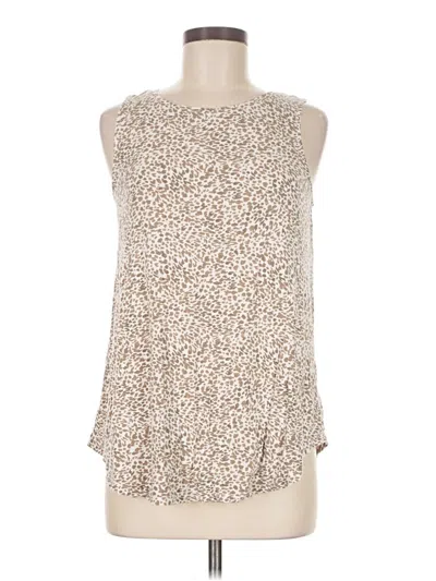 Pre-owned Old Navy Sleeveless T-shirt In Tan