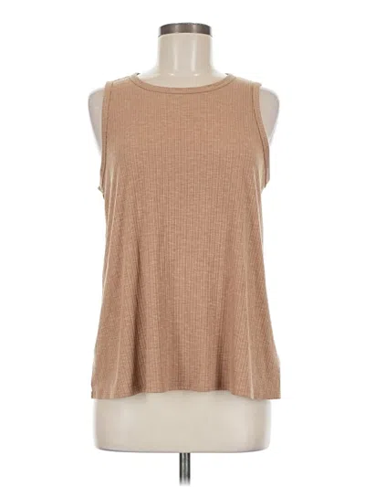 Pre-owned Old Navy Sleeveless T-shirt In Tan
