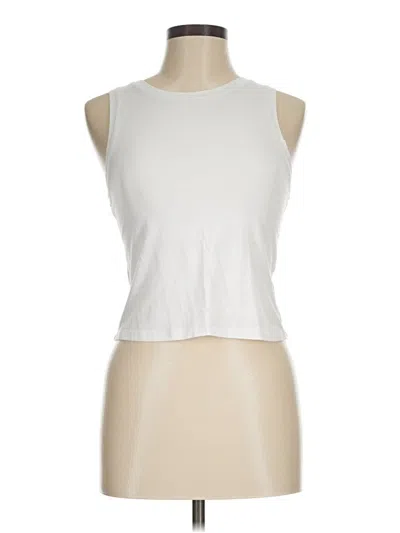Pre-owned Old Navy Sleeveless T-shirt In White