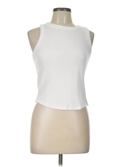 Pre-owned Old Navy Sleeveless T-shirt In White
