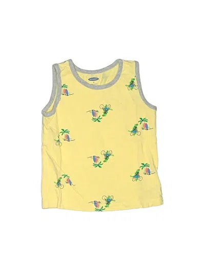 Pre-owned Old Navy Kids' Sleeveless T-shirt In Yellow